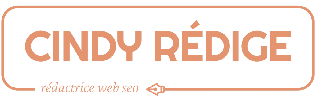 Logo rose et allongé Cindy Rédige